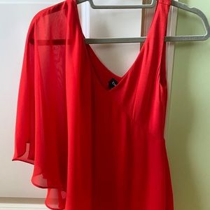 Elegant Red off the shoulder dress
